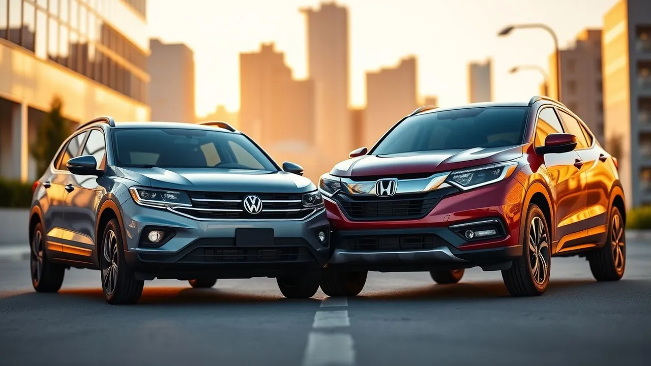 Volkswagen T-Cross vs Honda HR-V 2019–2022: qual SUV compacto é melhor?