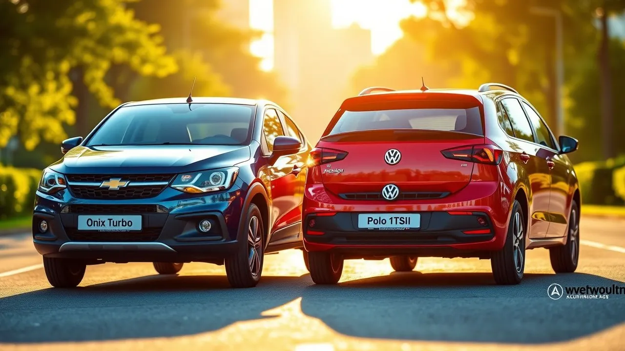Chevrolet Onix 1.0 Turbo Vs Volkswagen Polo 1.0 Tsi : Qual Hatch